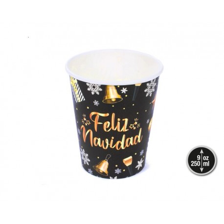 Vasos Navidad 12 uds