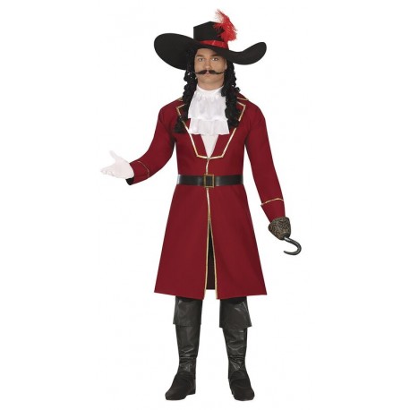 Disfraz capitan pirata garfio talla M 48 50