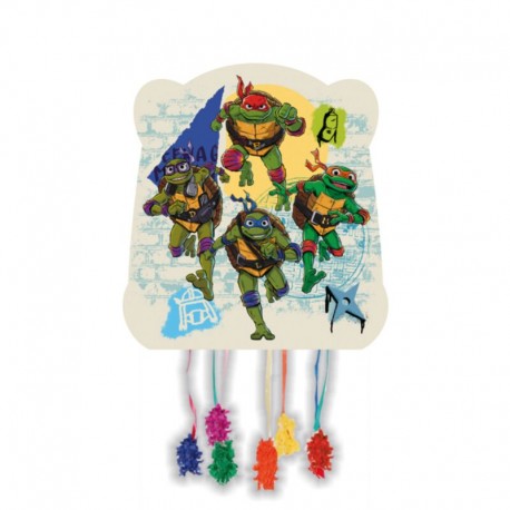 Pinata Tortugas Ninja cumpleanos 33 x 28 cm