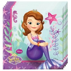 Servilletas princesa sofia 33 x33 cm 20 uds