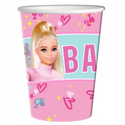 Vasos Barbie para cumpleñaos 8 uds