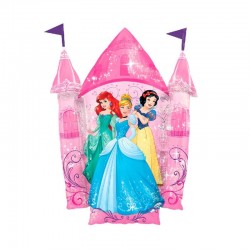 Globo castillo princesas Disney 66x88 cm