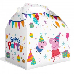 Caja chuches detalles Peppa Pig 26x16x11 cm UNIDAD