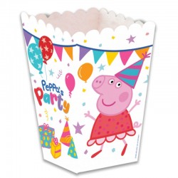 Cajita alta palomitas Peppa Pig 5x5x12 cm UNIDAD