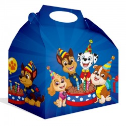 Caja chuches detalles Patrulla canina 26x16x11 cm UNIDAD