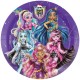 Platos Monster High 8 uds 23 cm