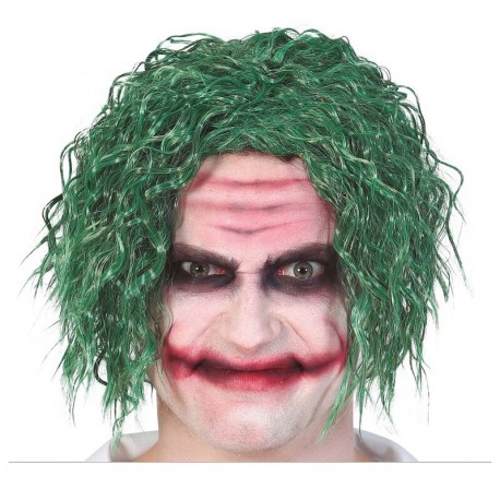 Peluca payaso verde joker