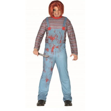 Disfraz Muneco diabolico talla XL similar a Chucky