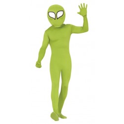 Disfraz Alien verde bailarin para adulto tallas