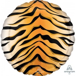 Globo Tigre animal print para helio o aire 45 cm