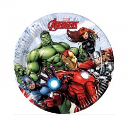 Platos Los Vengadores Avengers 6 uds 20 cm