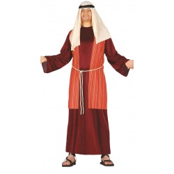 Disfraz pastor rojo adulto hebreo talla M 48 50