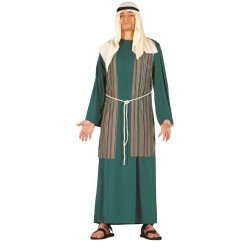 Disfraz pastor verde adulto hebreo san jose talla M 48 50