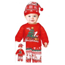 Pijama navideno 1ª navidad para bebe tallas