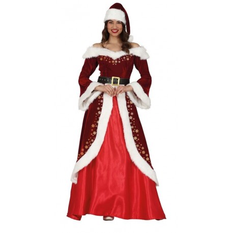 Disfraz Mama Noel elegante para mujer talla XL 44 46