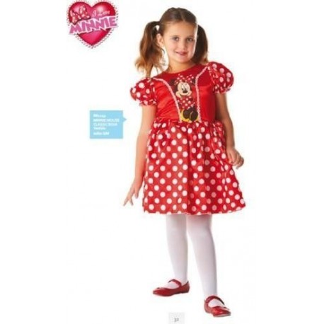 Disfraz minnie mouse roja talla 5 6 anos infantil