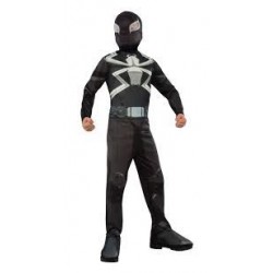 DISFRAZ AGENTE VENOM SPIDER NEGRO PARA NIÑO