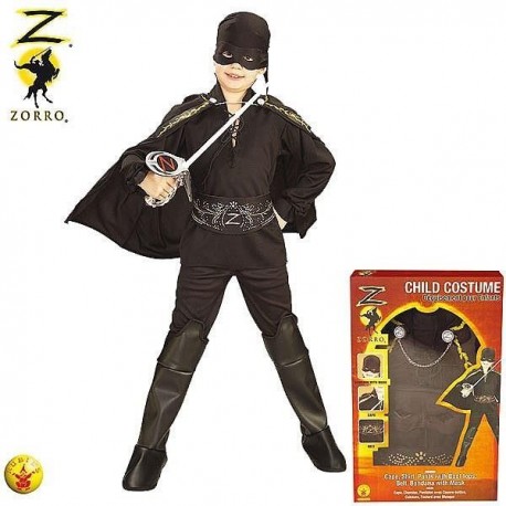 Disfraz el zorro ts 3 4 anos en caja con acc