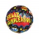 Globo feliz cumpleanos Super zings 45 cm foil helio o aire