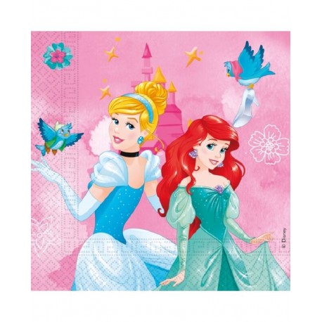 Servilletas Princesas Disney 20 uds 33 cm