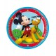 Platos Mickey Mouse cumpleanos 8 uds 20 cm