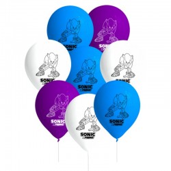 Globos Sonic latex 8 uds