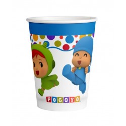 Vasos Pocoyo cumpleaños 8 uds