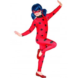 Disfraz ladybug la prodigiosa para nina talla 3 4 anos