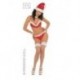 Disfraz miss santa bikini