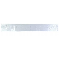 Guirnalda flecos plastico blanco 25m