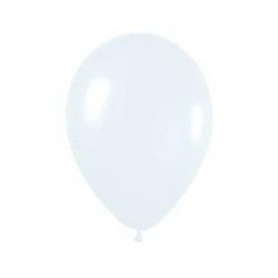 Globo blanco fashion solido r-12 50 uds sempertex