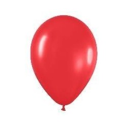 Globo rojo fashion solido r-12 50 uds sempertex