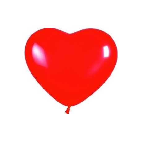 Globo corazon fashion rojo r-12 50 uds sempertex