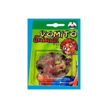 Vomito de animal para broma