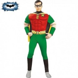 Disfraz robin con pecho musculoso talla m