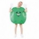 DISFRAZ DULCE VERDE LACASITO M&MÂ´S 706232 ADULTO