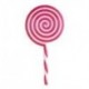 Lollipop 22 cm rosa piruleta plastico 9865l