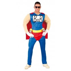 DISFRAZ BEERMAN SIMILAR A DUFFMAN PARA HOMBRE