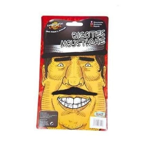 Bigote negro fino 11543 gui