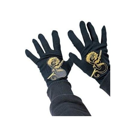 Guantes ninja negros infantiles