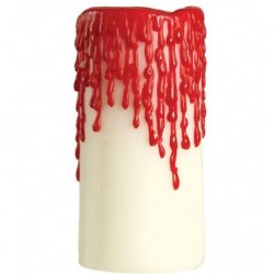 Vela sangre 10 x 5 cm velon para halloween 19624