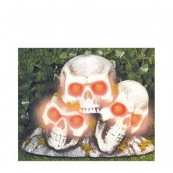 Calaveras con luz 50 x 37 cm para halloween 19469