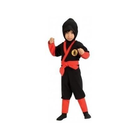 Disfraz ninja bebe 1-2 años infatil 885295 negro r