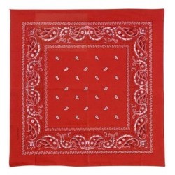 Pañuelo vaquero rojo bandana oeste