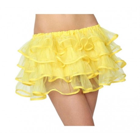 Tutu naranja amarillo falda fluor 14830 talla m-l