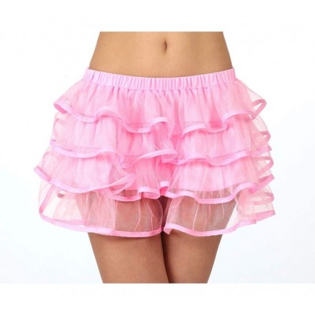 Falda rosa neon tutu fluor talla 2 m-l adulto