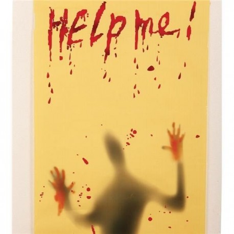 Adhesivo help me! 120 x 63 cms pegatina