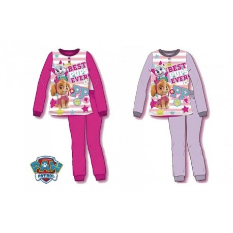 Pijama patrulla canina skye everest morado talla 3 aaos