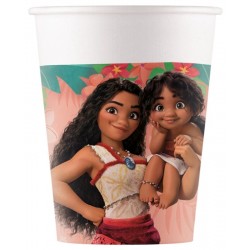 Vasos Vaiana II Moana cumpleaaos 8 ud