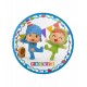 Platos Pocoyo 8 uds 18 cm cumpleaaos